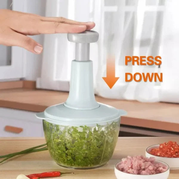 Manual Hand Push Chopper multifunctional Hand Pat Chopper And Mixer